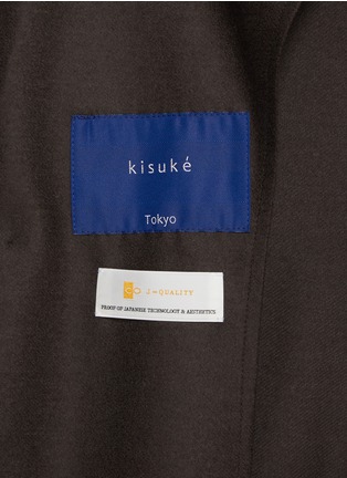  - J∞QUALITY  - kisuké Notch Lapel Single Breasted Wool Blend Blazer