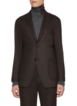 首图 - 点击放大 - J∞QUALITY  - kisuké Notch Lapel Single Breasted Wool Blend Blazer