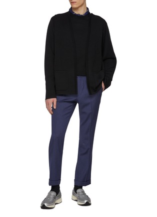模特儿示范图 - 点击放大 - J∞QUALITY  - TECLOR S-shaped Wool Trousers