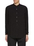 首图 - 点击放大 - J∞QUALITY  - In-A Ka-Date Band Collar Tonal Dots Shirt