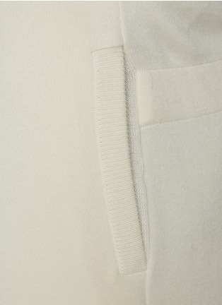  - J∞QUALITY  - trenta settanta Drawstring Cashmere Silk Joggers