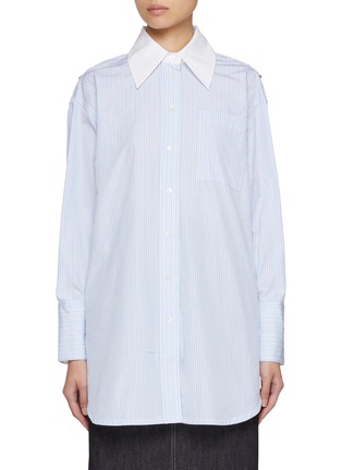 首图 - 点击放大 - CO - Patch Pocket Button Down Cotton Shirt