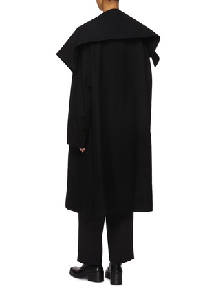 背面 - 点击放大 - YOHJI YAMAMOTO - 大翻领纽扣外套