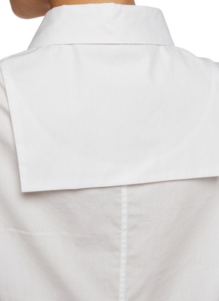  - YOHJI YAMAMOTO - 不规则下摆纯棉府绸衬衫
