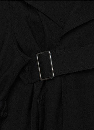 - YOHJI YAMAMOTO - 气球剪裁围裹大衣