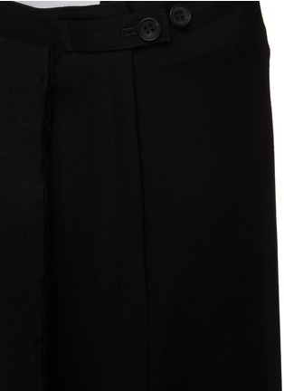  - YOHJI YAMAMOTO - 不规则褶间半身裙