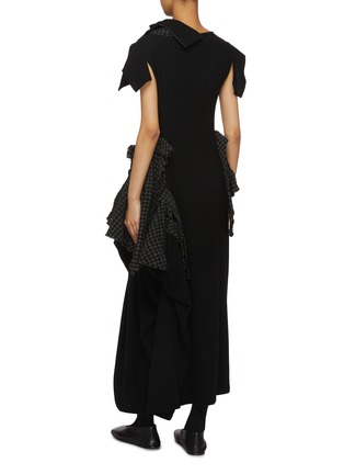 背面 - 点击放大 - YOHJI YAMAMOTO - 不规则拼接设计长裙