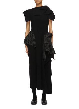 首图 - 点击放大 - YOHJI YAMAMOTO - 不规则拼接设计长裙