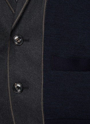  - KOLOR - 拼布纽扣开衫