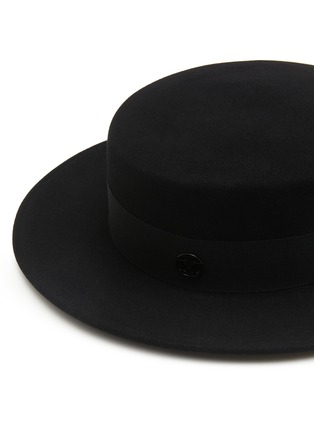 细节 - 点击放大 - MAISON MICHEL - KIKI 羊毛毡平顶帽