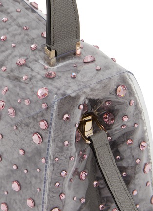 细节 - 点击放大 - VALEXTRA - Iside Micro Rhinestone Bag Raincoat