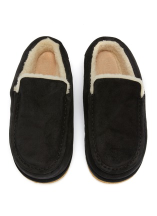 细节 - 点击放大 - JW ANDERSON - Sherling Suede Flat Slippers