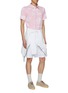 模特儿示范图 - 点击放大 - SOUTHCAPE - Logo Waistband Stretchy Shorts