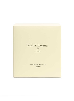 细节 –点击放大 - CERERIA MOLLÁ 1899 - BLACK ORCHID & LILY 香薰蜡烛 — 600G