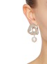模特儿示范图 - 点击放大 - AGMES - Large Sandra Freshwater Pearl Sterling Silver Earrings