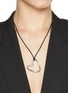 模特儿示范图 - 点击放大 - AGMES - Heart Altun Sterling Silver Pendant Necklace