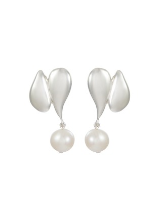 首图 - 点击放大 - AGMES - Elvira Freshwater Pearl Sterling Silver Earrings