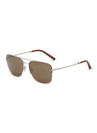 首图 - 点击放大 - OLIVER PEOPLES - x Federer R-2 Metal Pilot Sunglasses