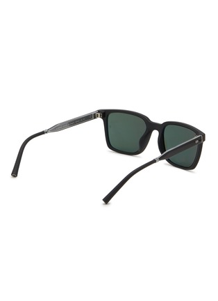 模特儿示范图 - 点击放大 - OLIVER PEOPLES - x Federer Mr.Federer Acetate Rectangle Sunglasses