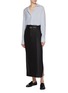 模特儿示范图 - 点击放大 - BETTTER - Wool Blend Skirt