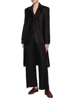 模特儿示范图 - 点击放大 - BETTTER - Single Breasted Blazer Coat
