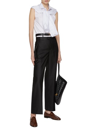 模特儿示范图 - 点击放大 - BETTTER - Wrapping Sleeves Shirt