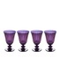 L'OBJET PRISM 酒杯四件套 — 紫色