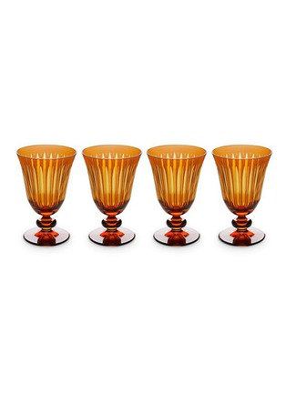 L'OBJET | PRISM 酒杯四件套 — 琥珀色