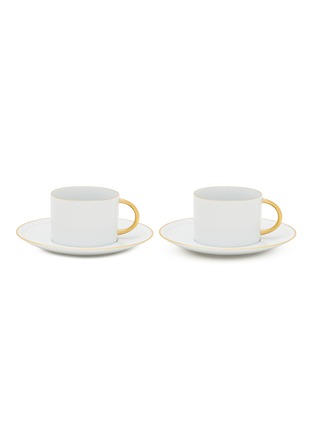 首图 –点击放大 - L'OBJET - NEPTUNE 陶瓷茶杯托盘两件套