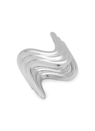 细节 –点击放大 - L'OBJET - RIPPLE 餐巾环四件套 — 镀铂金