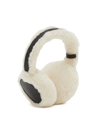 模特儿示范图 - 点击放大 - YVES SALOMON - Lamb Shearling Earmuffs