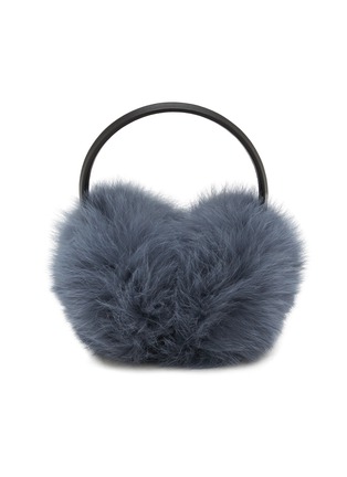 首图 - 点击放大 - YVES SALOMON - Fox Fur Lamb Leather Earmuffs