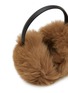 细节 - 点击放大 - YVES SALOMON - Fox Fur Lamb Leather Earmuffs