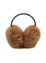 首图 - 点击放大 - YVES SALOMON - Fox Fur Lamb Leather Earmuffs