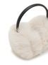 细节 - 点击放大 - YVES SALOMON - Fox Fur Lamb Leather Earmuffs