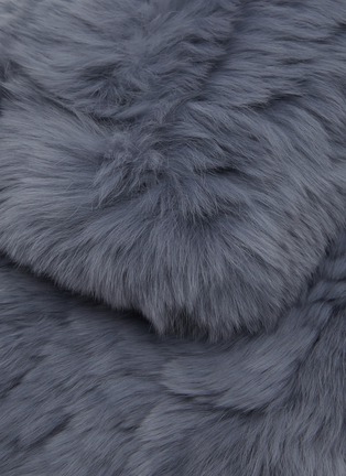 细节 - 点击放大 - YVES SALOMON - Rex Rabbit Fur Scarf