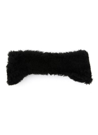 首图 - 点击放大 - YVES SALOMON - Elasticated Band Lamb Fur Bandeau