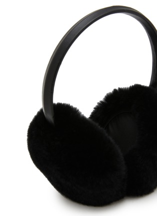 细节 - 点击放大 - YVES SALOMON - Rex Rabbit Fur Earmuffs