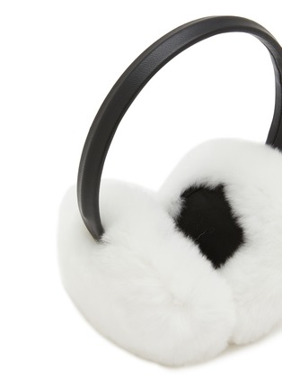 细节 - 点击放大 - YVES SALOMON - Rex Rabbit Fur Earmuffs