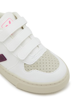 细节 - 点击放大 - VEJA - V-10 Velcro Coated Cotton Toddlers Sneakers