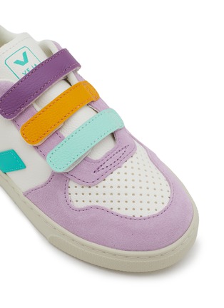 细节 - 点击放大 - VEJA - V-10 Velcro Leather Kids Sneakers