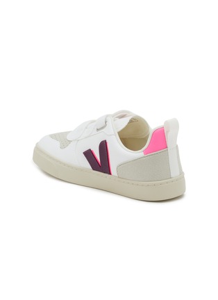 细节 - 点击放大 - VEJA - V-10 Velcro Coated Cotton Kids Sneakers