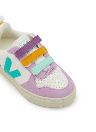 细节 - 点击放大 - VEJA - V-10 Velcro Leather Toddlers Sneakers