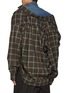 背面 - 点击放大 - DOUBLET - Undressed Layered Flannel Denim Shirt