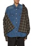 首图 - 点击放大 - DOUBLET - Undressed Layered Flannel Denim Shirt