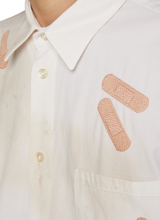  - DOUBLET - Embroidered Bandage Dirt Motif Cotton Shirt