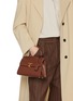 正面 -点击放大 - JOY GRYSON - Mini Tribeca Satchel Leather Crossbody Bag