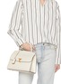 正面 -点击放大 - JOY GRYSON - Tribeca Satchel Leather Crossbody Bag