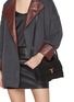 正面 -点击放大 - JOY GRYSON - Tribeca Satchel Suede Shoulder Bag