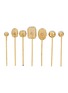 模特儿示范图 - 点击放大 - JENNIFER BEHR - Kristel 18K Gold Plated Crystal Bobby Pin Set